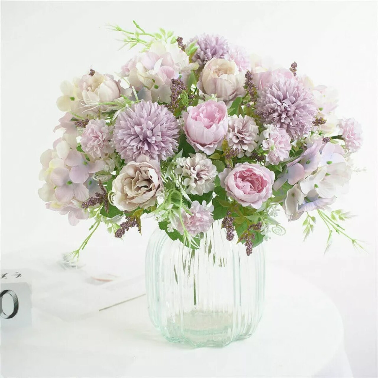 Silk Peony Artificial Fake Flowers Bunch Bouquet Home Wedding Party Decor Hot